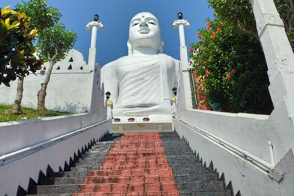 Visit the Bahirawakanda Vihara Buddha Statue .
